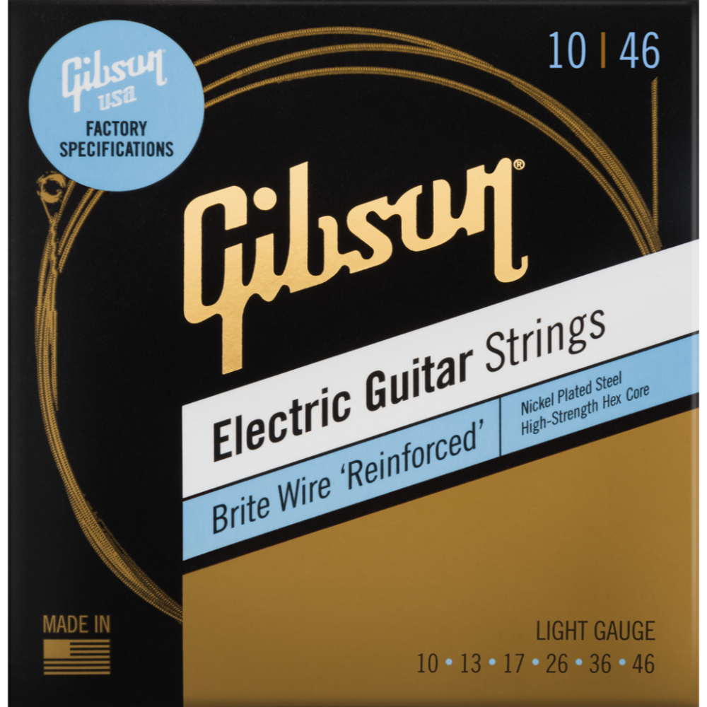 Gibson Brite Wire Reinforced Electric Guitar Strings 10 46