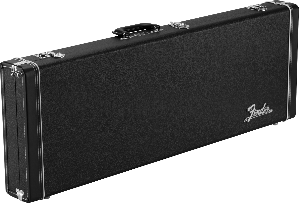 Fender USA CEO Flight Case with Wheels (Black and Silver