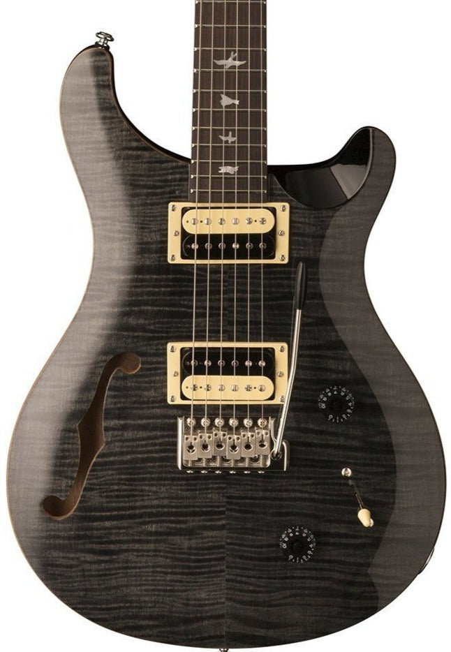 PRS SE CUSTOM 22 SEMI-HOLLOW - GREY BLACK WITH GIG BAG