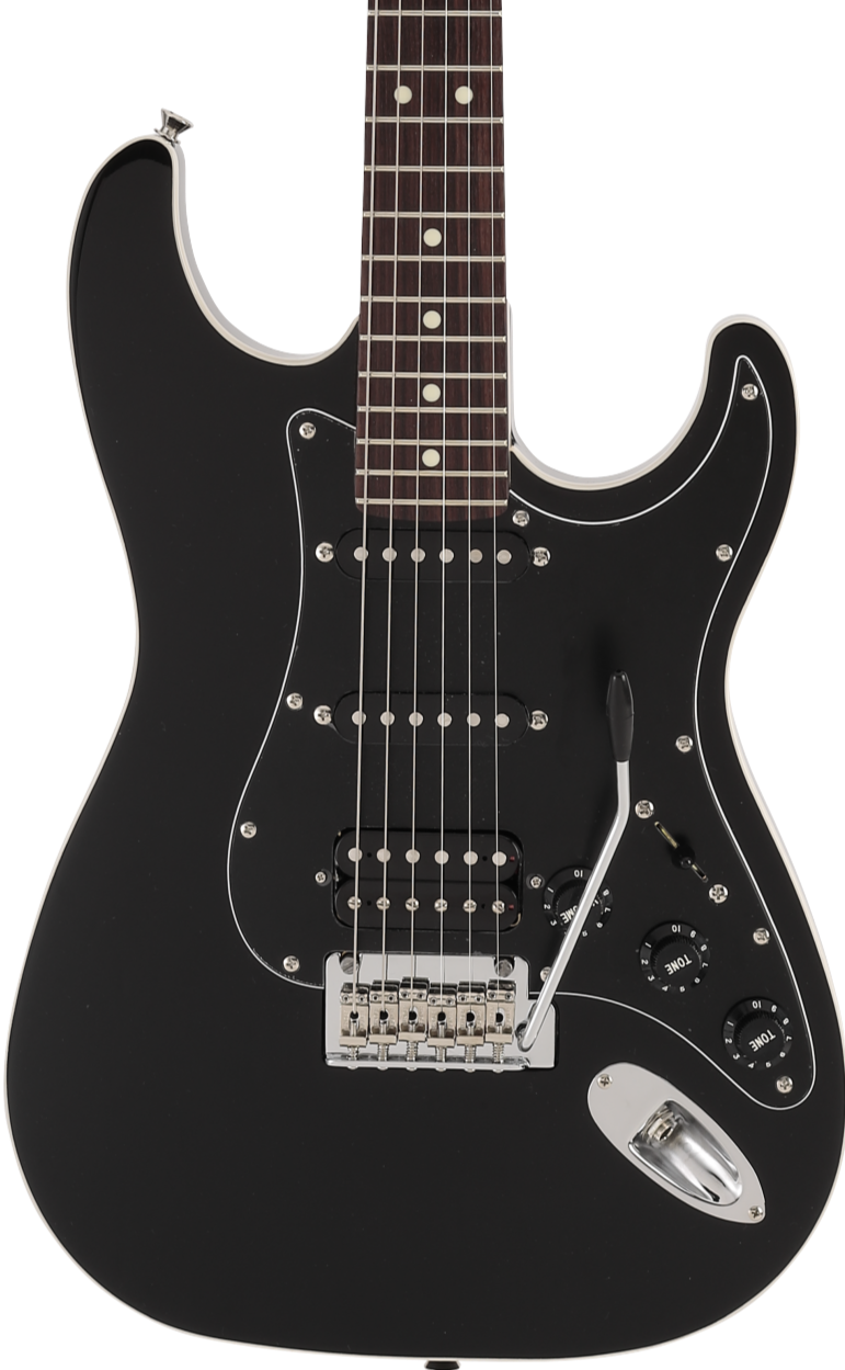 Fender strat deals hss black