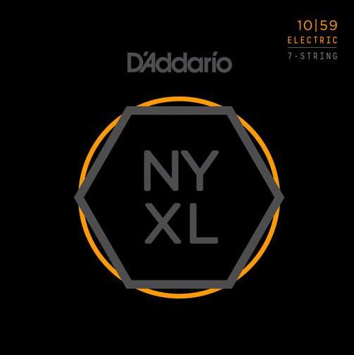 D Addario Electric NYXL Nickel Wound 10 59 7 String Light