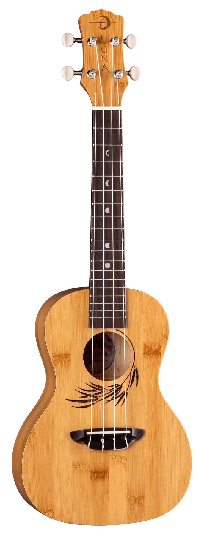 Luna Bamboo Concert Ukulele w Gig Bag Guitar Brothers Online