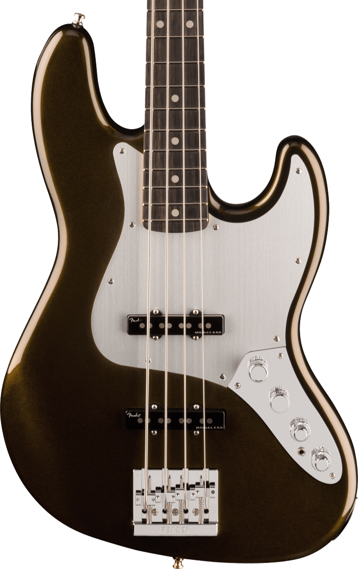 Fender American Ultra II Jazz Bass - Ebony Fingerboard - Texas Tea