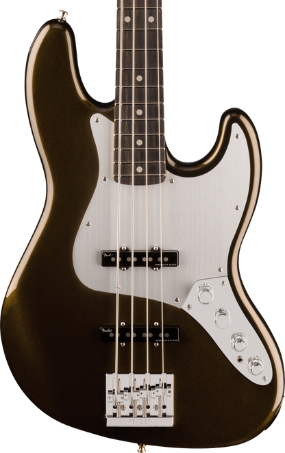 Fender American Ultra II Jazz Bass - Ebony Fingerboard - Texas Tea