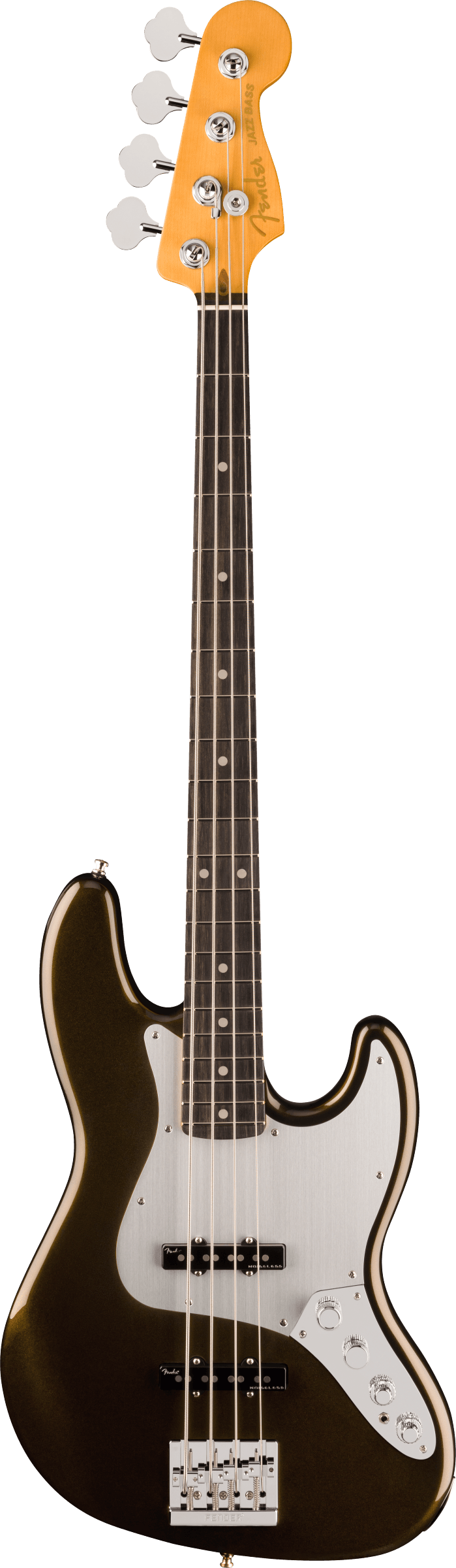 Fender American Ultra II Jazz Bass - Ebony Fingerboard - Texas Tea