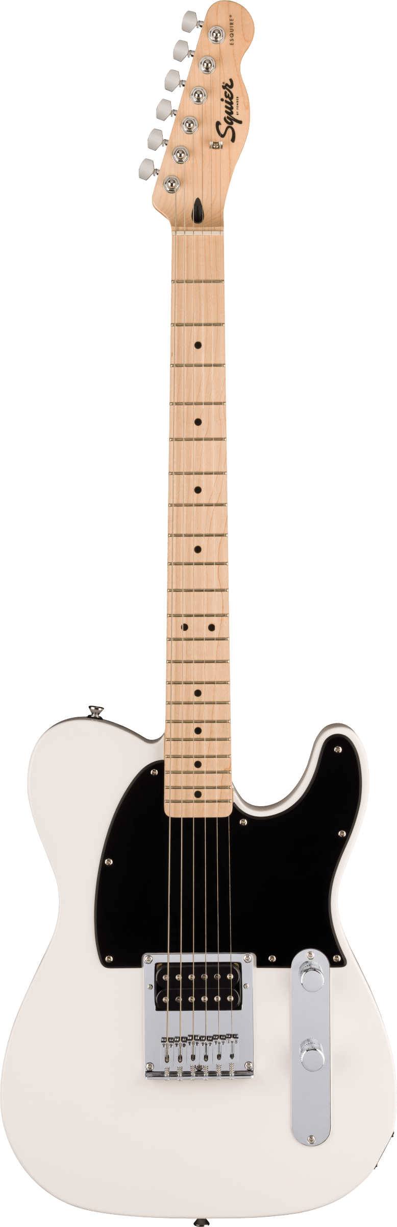 Squier Sonic Esquire H - Maple Fingerboard - Arctic White – Guitar