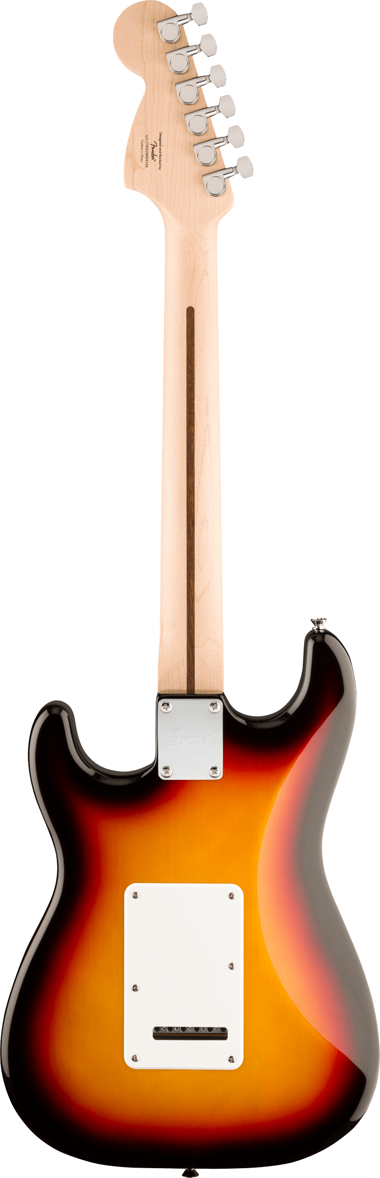 Squier Affinity Series Stratocaster Junior HSS - 3-Colour Sunburst