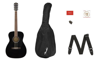 Fender CC-60S Concert Acoustic Pack V2 - Black