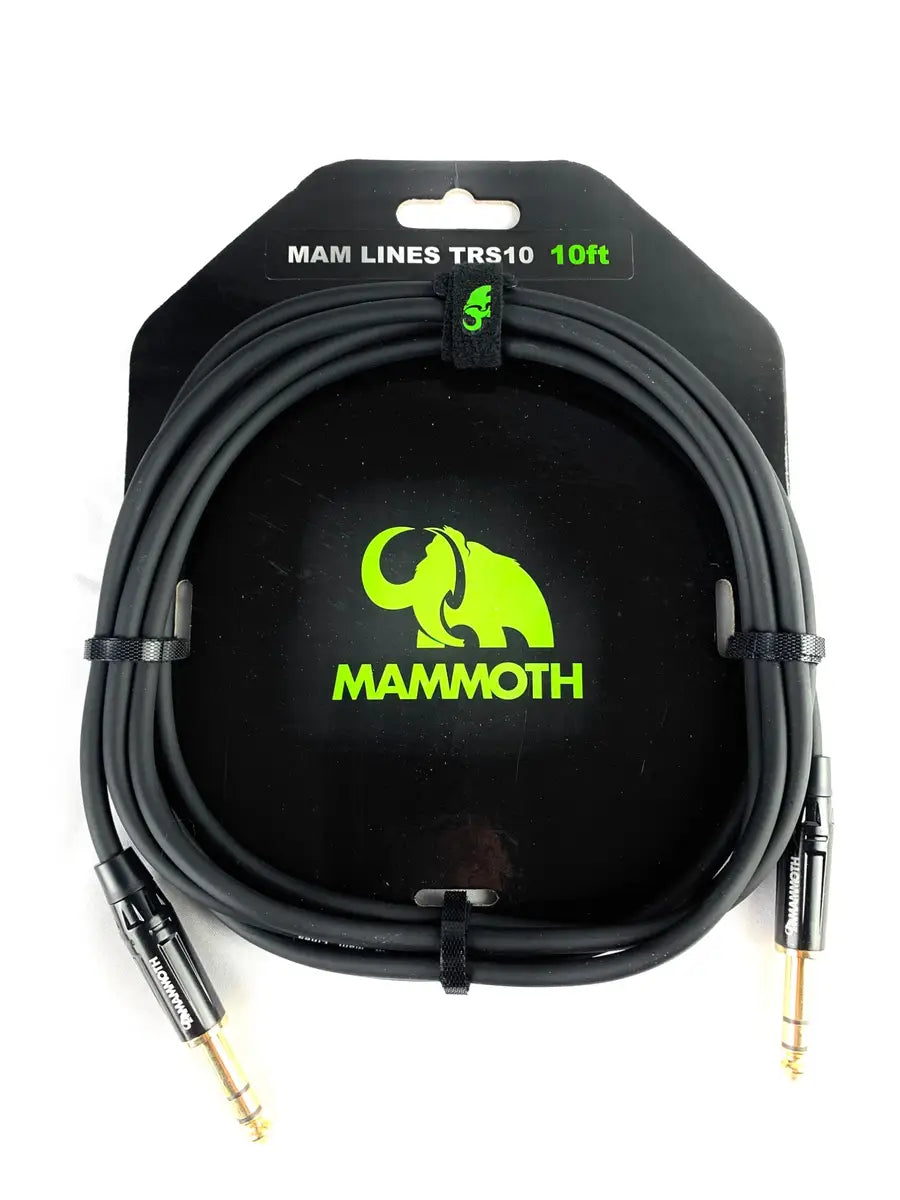 Mammoth TRS10 Audio Cable 10ft - TRS-TRS