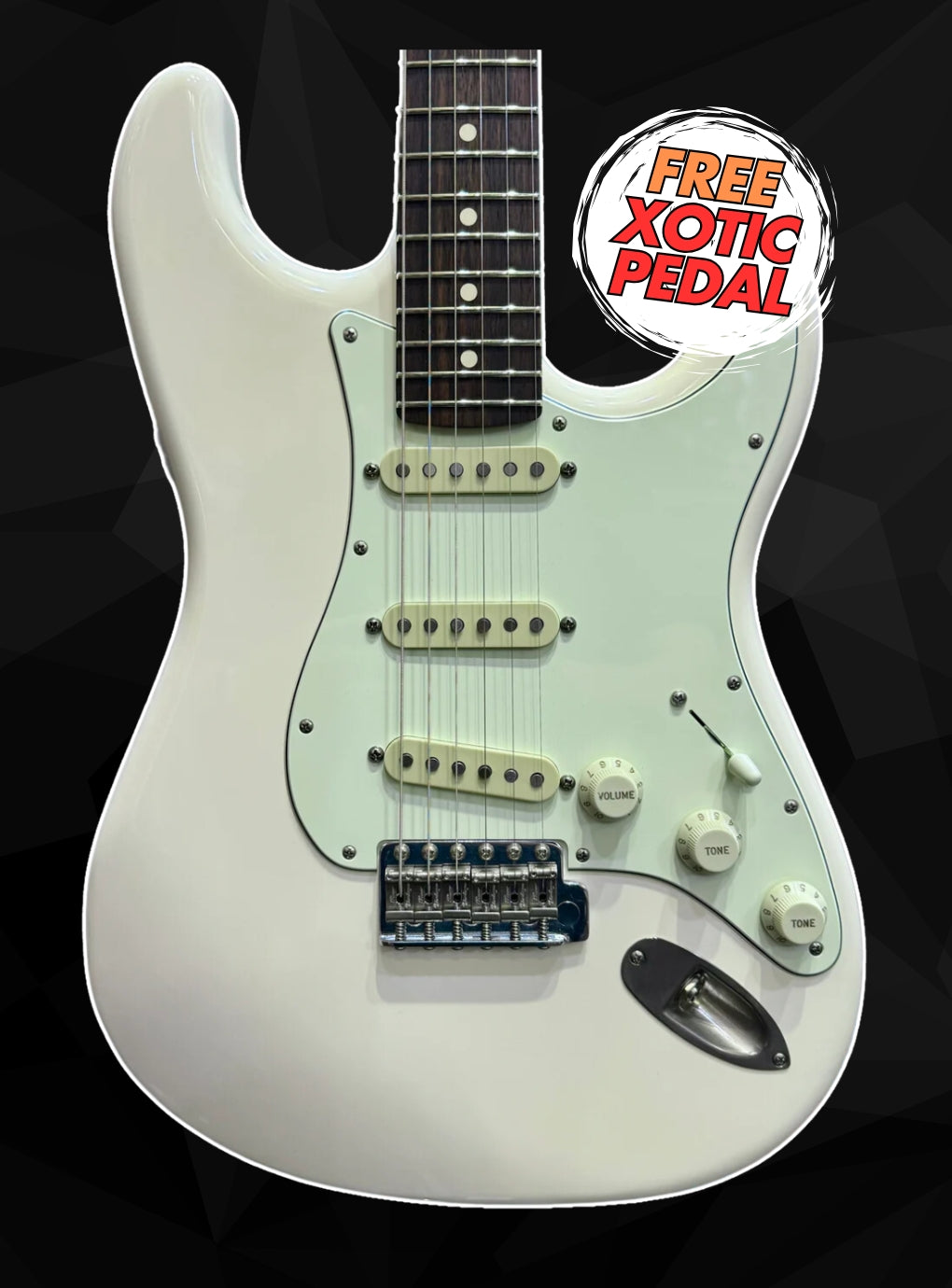 Xotic California Classic XSC-1 - Vintage White - Light Aged RW #3266