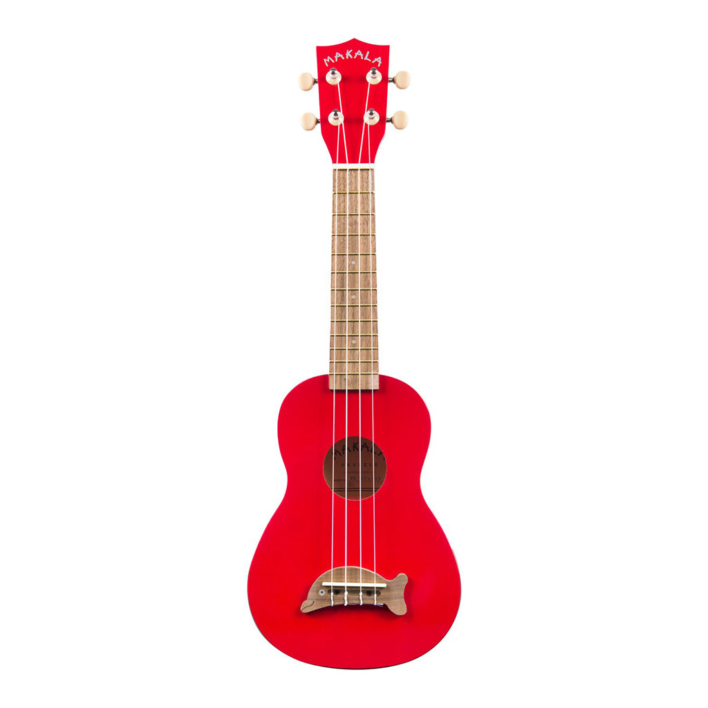 Makala Dolphin Soprano Ukulele - Red