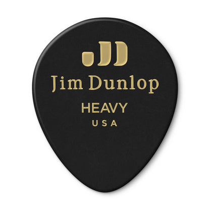 Dunlop Genuine Celluloid Terdrop Picks 12 Pack - Heavy