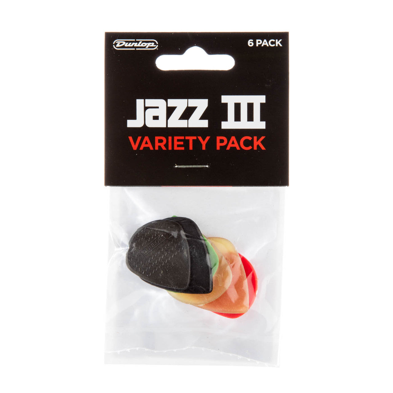 Dunlop Jazz III Variety Pick - 12 Pack