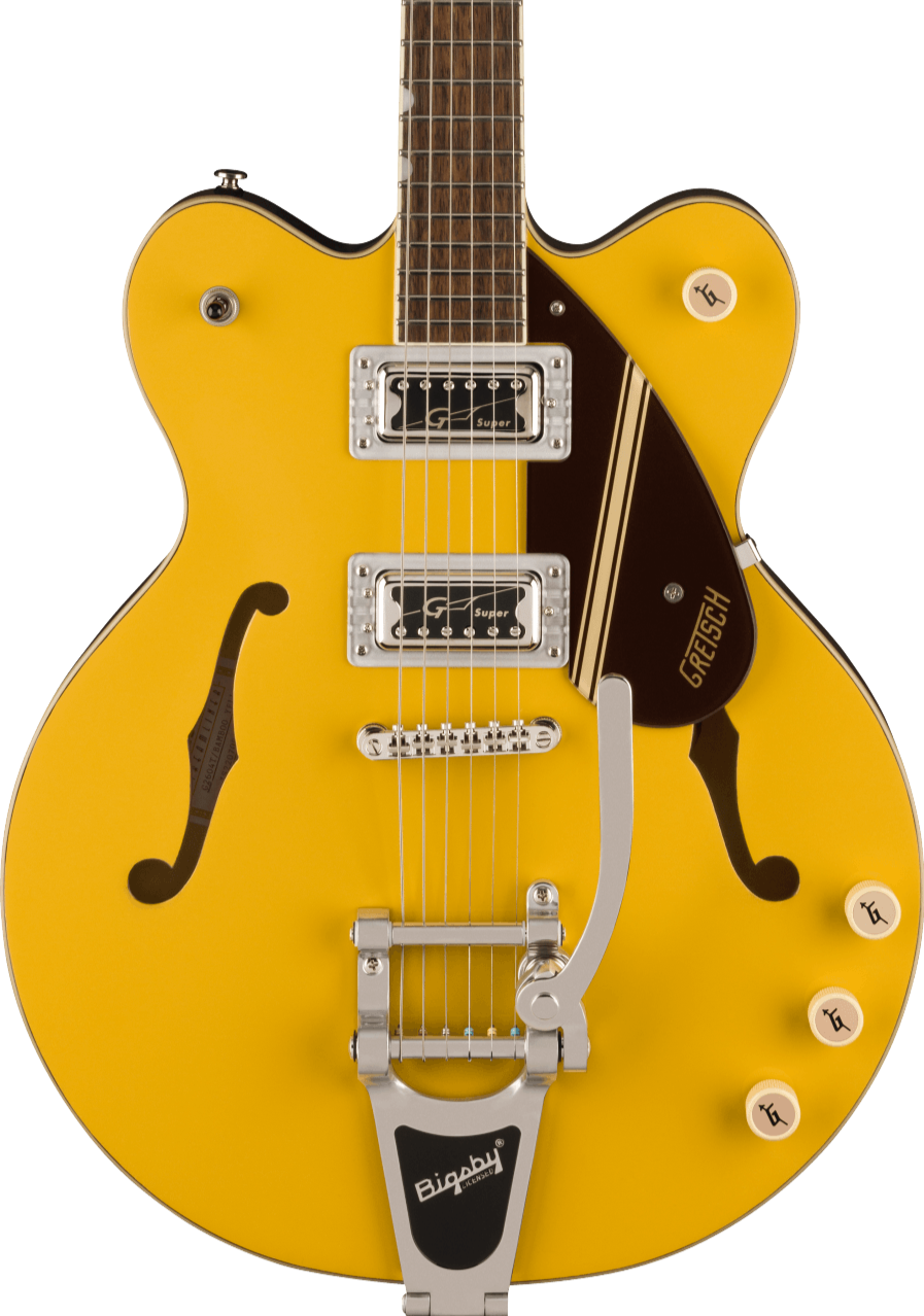 Gretsch G2604T Streamliner Rally II Center-Block w/ Bigsby - Two-Tone Bamboo Yellow