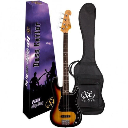 SX PJ Electric Bass - VEP62TS - Sunburst