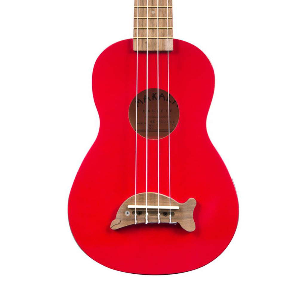 Makala Dolphin Soprano Ukulele - Red