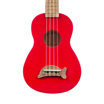 Makala Dolphin Soprano Ukulele - Red