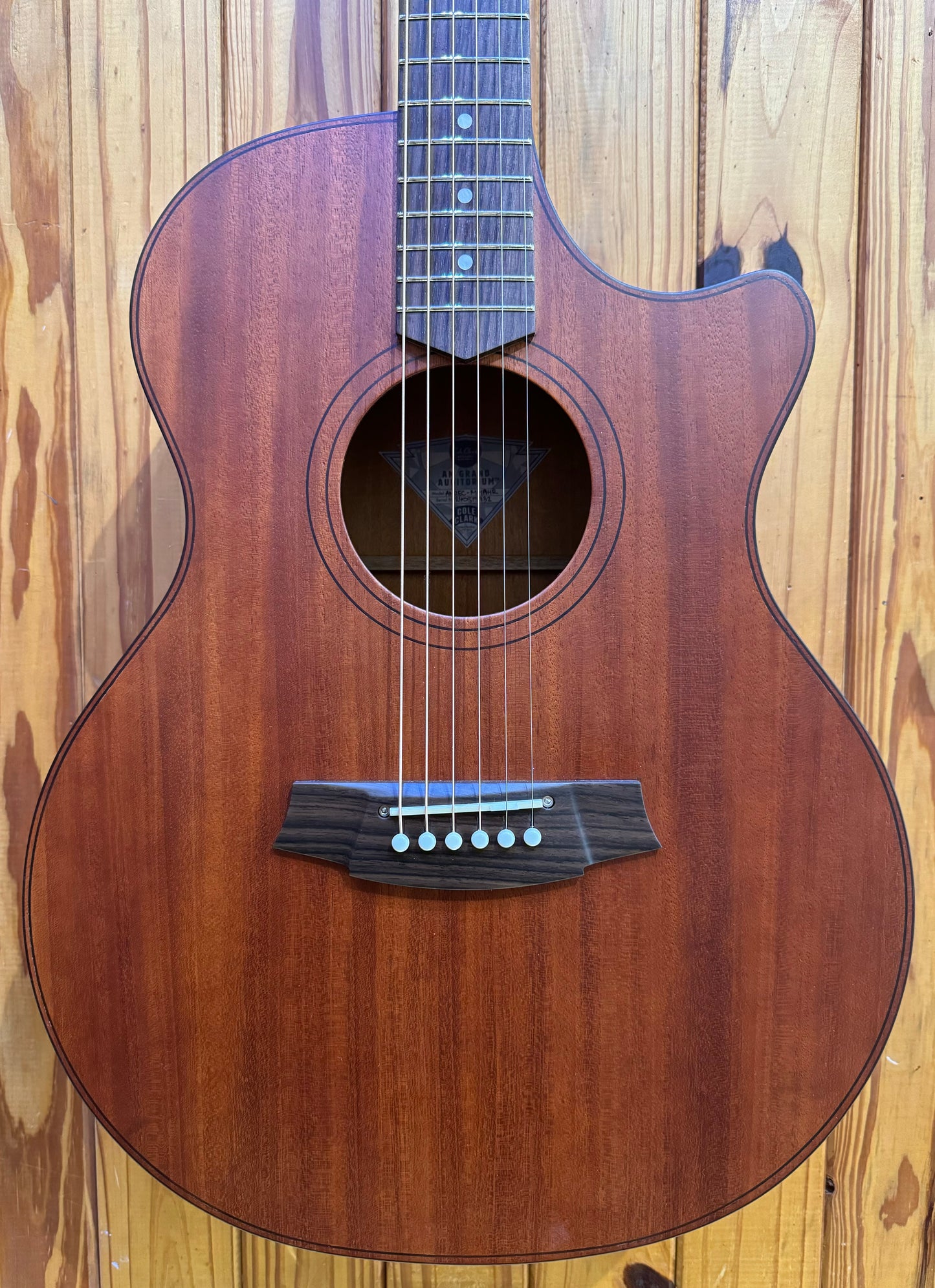 Cole Clark Angel 2EC MMAHR - All Mahogany