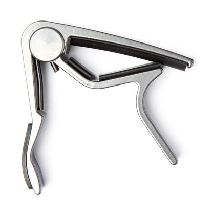 Dunlop Trigger Capo For Steel 6 and 12 String Acoustic - Smoked Chrome