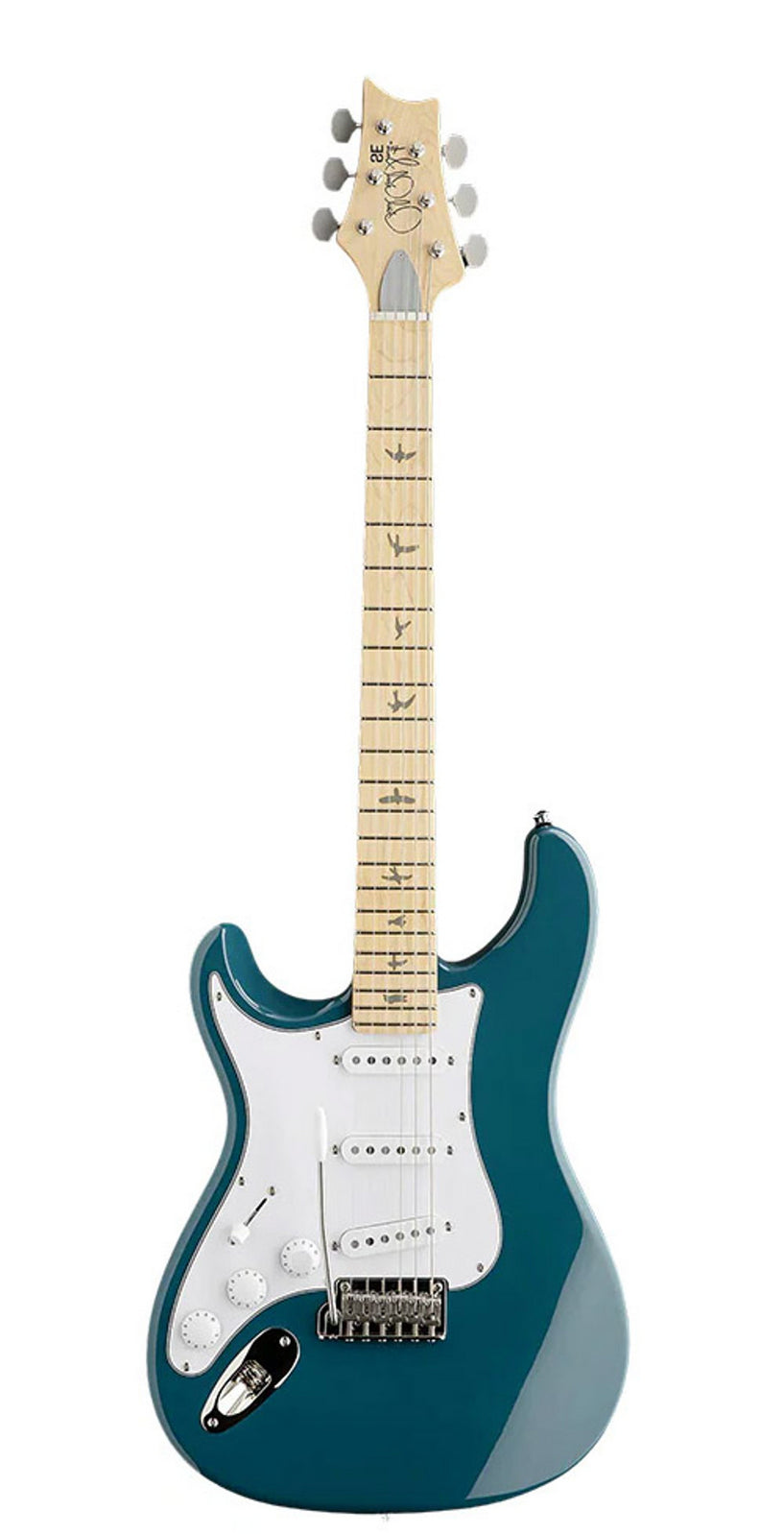 PRS SE Silver Sky - Nylon Blue - Left-Handed