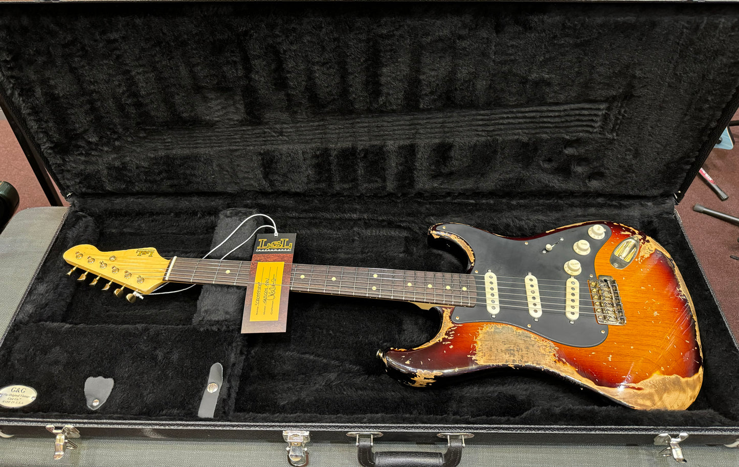 LSL Instruments Saticoy SRV Tribute - 3-Tone Sunburst - 'Crossfire'