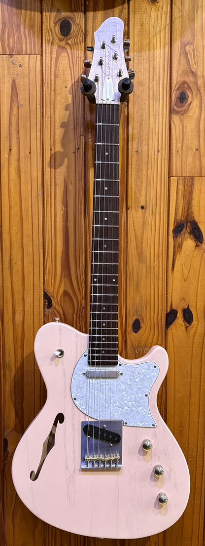 Conway Custom Guitars Leo-TL Thinline - Shell Pink