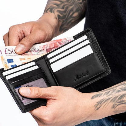 Marshall 'Wealth and Taste' Wallet - Black