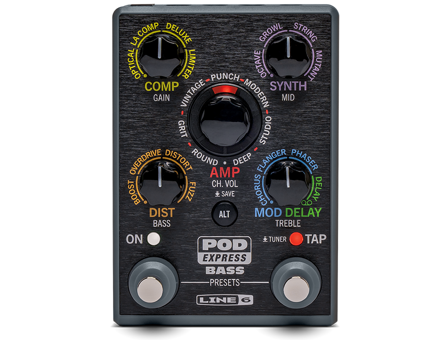 Line 6 Pod Express Bass Multi-effects Pedal