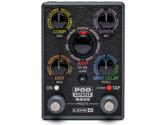 Line 6 Pod Express Bass Multi-effects Pedal