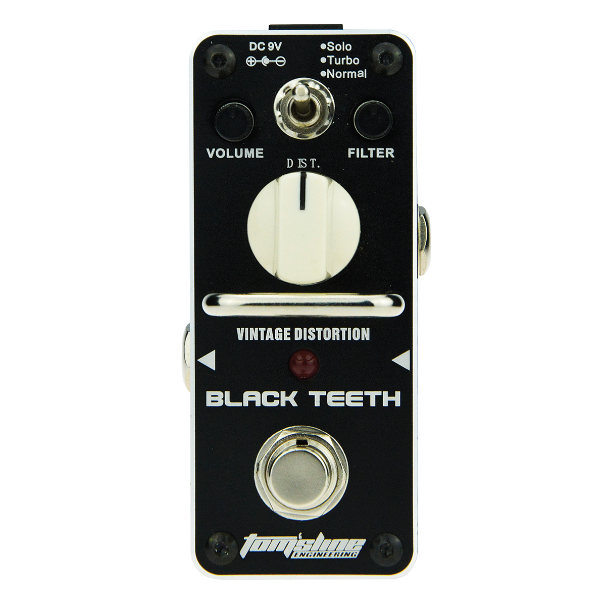 Tomsline ABT-3 Black Teeth Distortion Mini Pedal