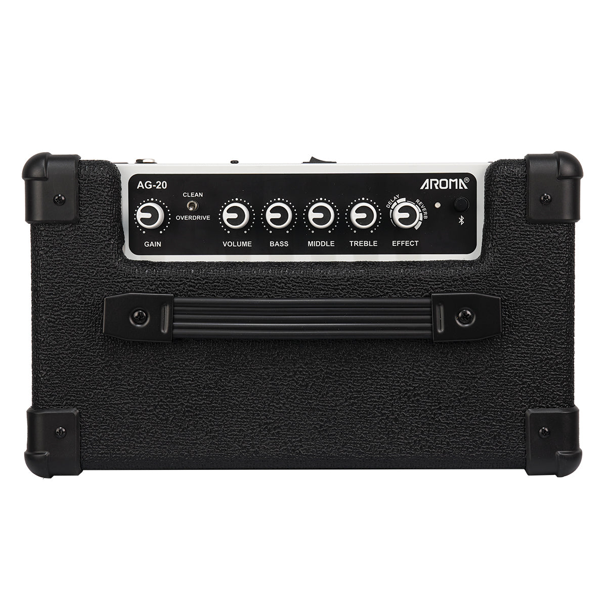 Aroma AG-20 20W Electric Guitar Amplifier - Black