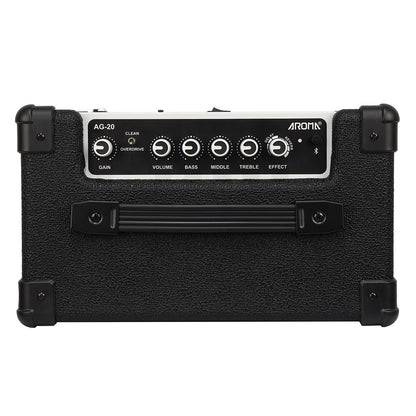 Aroma AG-20 20W Electric Guitar Amplifier - Black