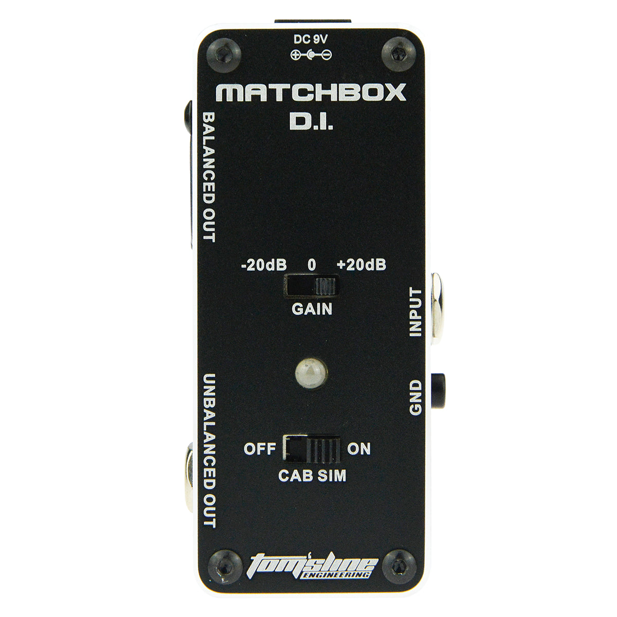 Tomsline AMX-3 Matchbox DI w/ Cabinet Simulator Mini Pedal