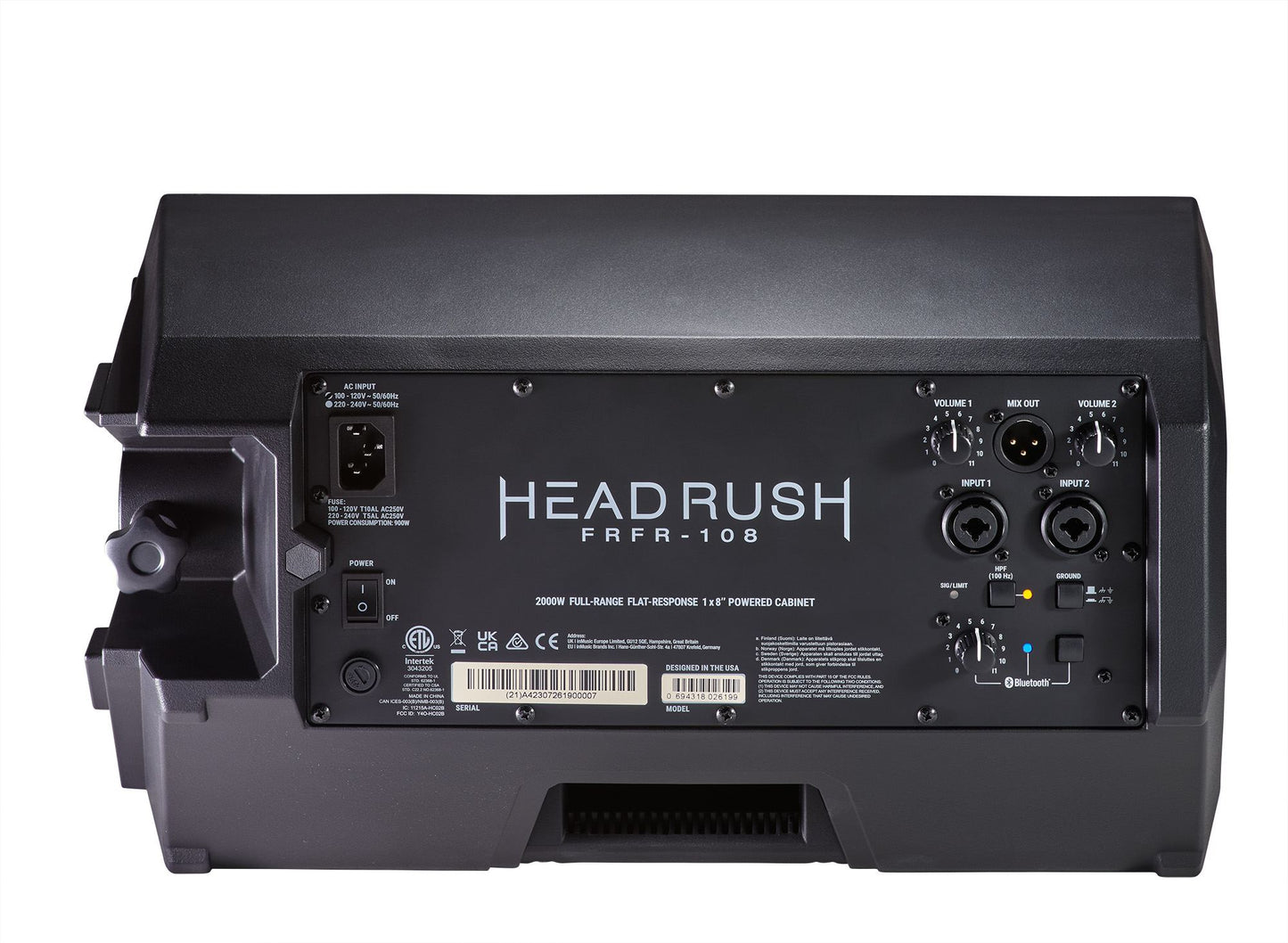 HeadRush FX FRFR108 MK2 Powered Cabinet for Multi-FX / Amp Modelers