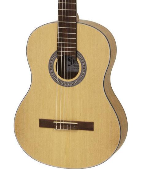 Aria Fiesta Full-Size Classical Guitar - Matte Natural