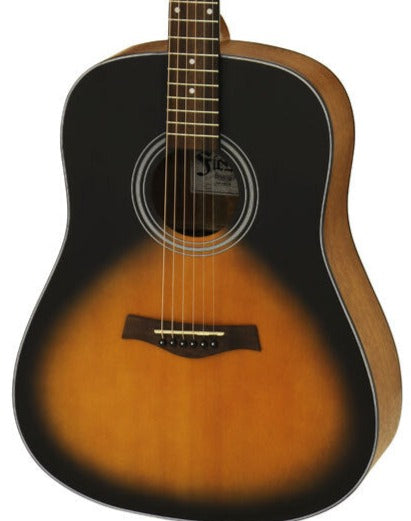 Aria Fiesta Series Dreadnought - Tobacco Sunburst