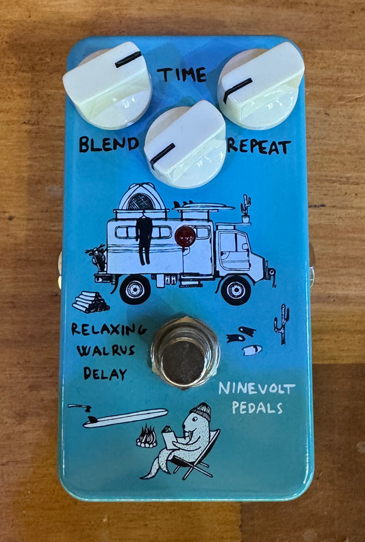 Ninevolt Pedals - Relaxing Walrus Delay - Pre-Loved