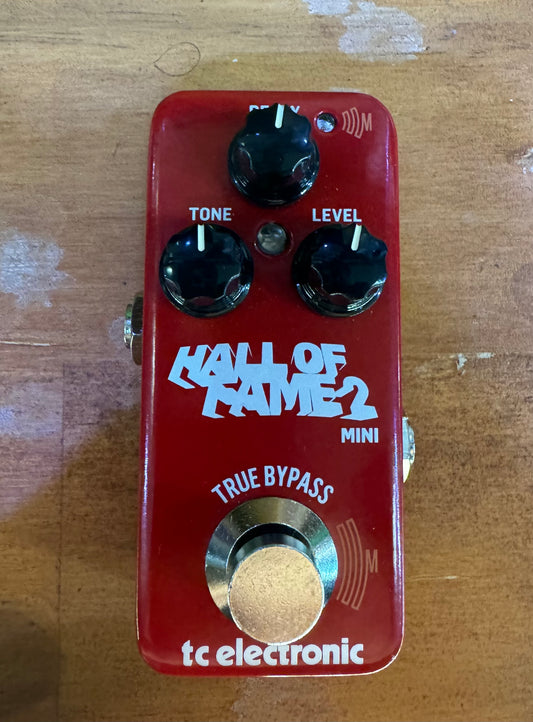 TC Electronic Hall Of Fame 2 Mini Reverb Pedal - Pre-Loved