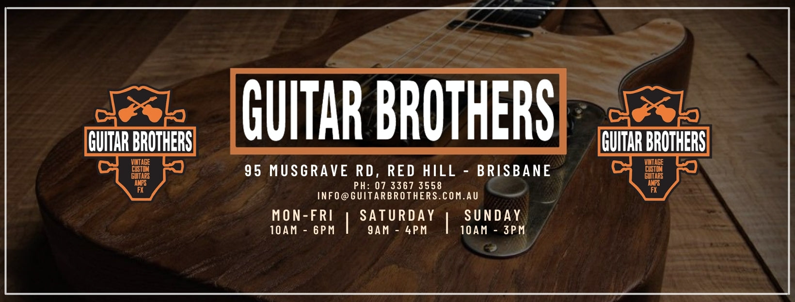 Welcome to Guitar Brothers Guitar Specialists Australia