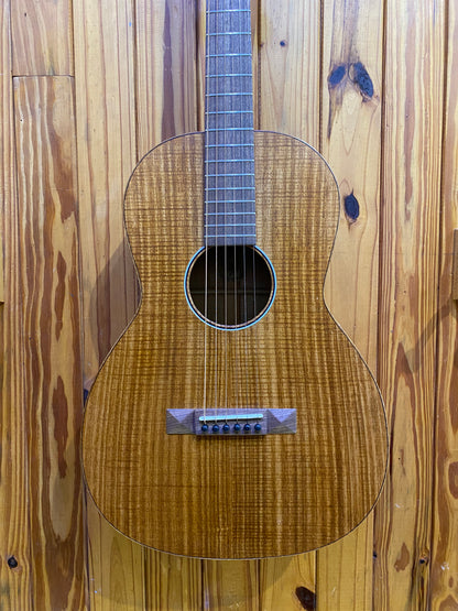 Gjedsted Parlour GJ-00 Fiddleback Mountain Ash Acoustic Guitar