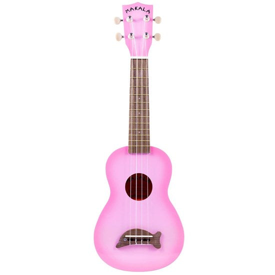 Makala Dolphin Soprano Ukulele - Pinkburst