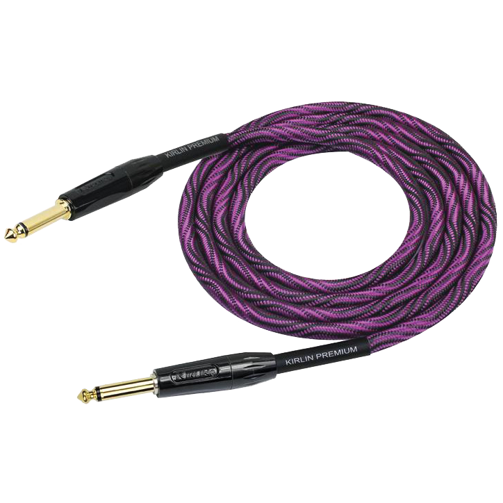 Kirlin 10ft Instrument Cable - Premium Plus Wave - Purple