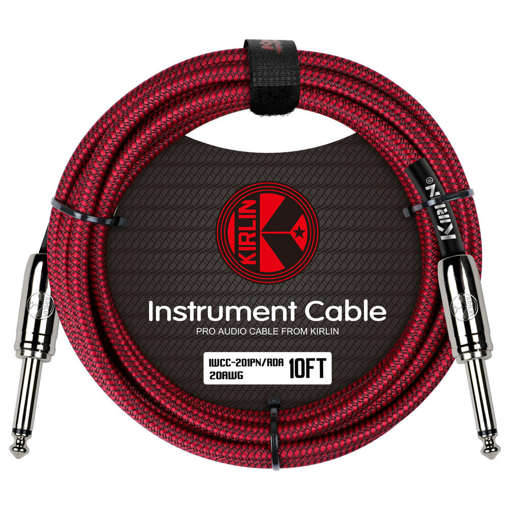 Kirlin 10ft Woven Instrument Cable