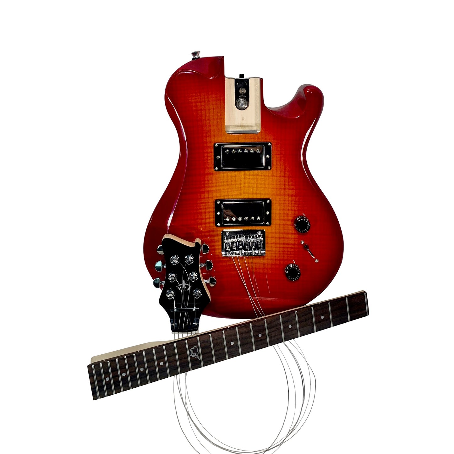 Journey Instruments OE990 Collapsible Electric Guitar - Cherry Burst