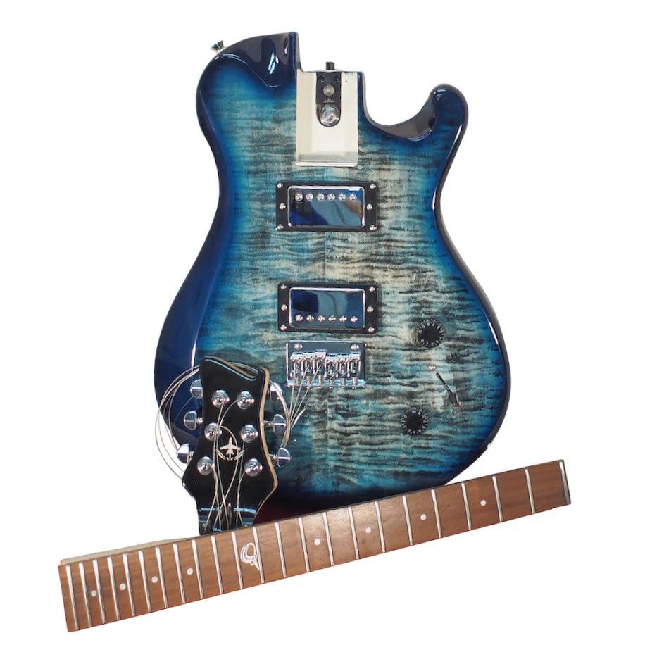 Journey Instruments OE990BL Collapsible Electric Guitar - Faded Blue