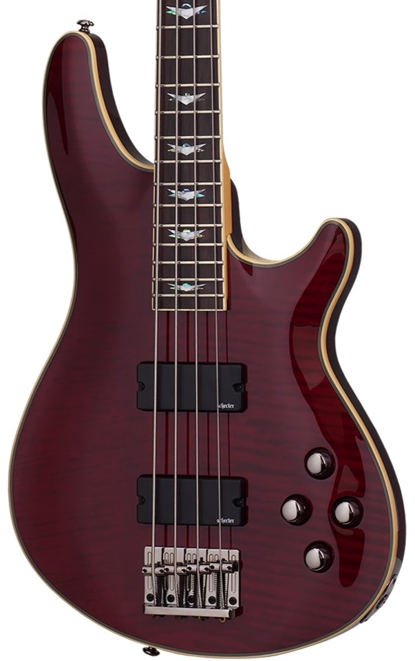 Schecter Omen Extreme 4-String Bass - Black Cherry