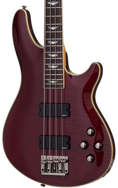 Schecter Omen Extreme 4-String Bass - Black Cherry