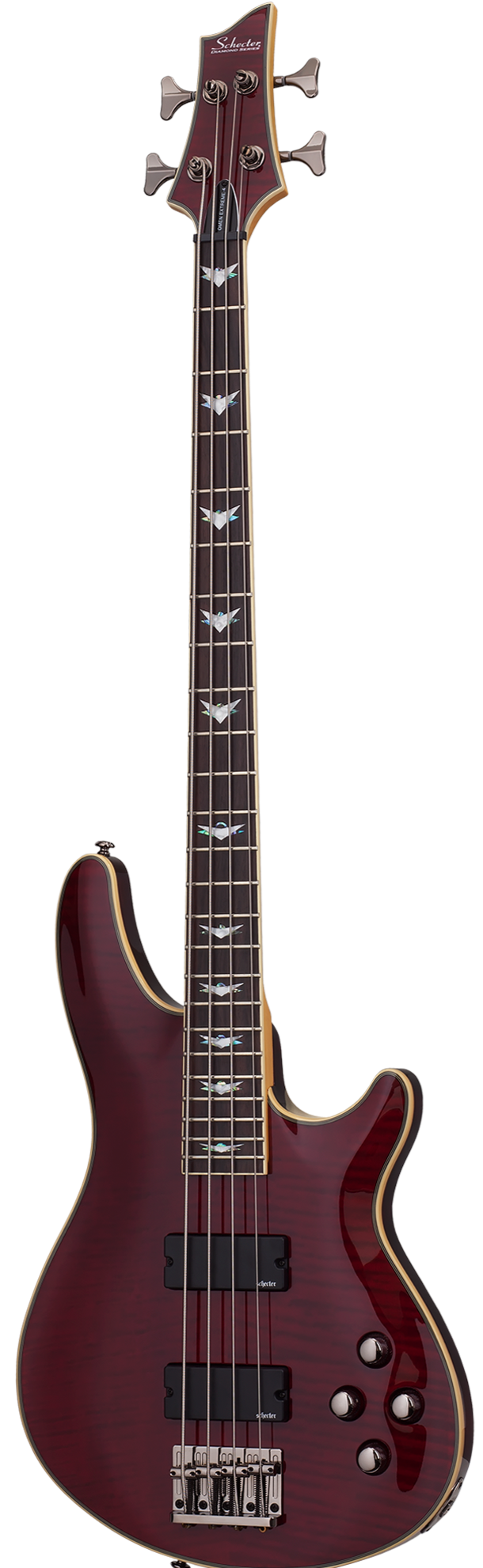 Schecter Omen Extreme 4-String Bass - Black Cherry