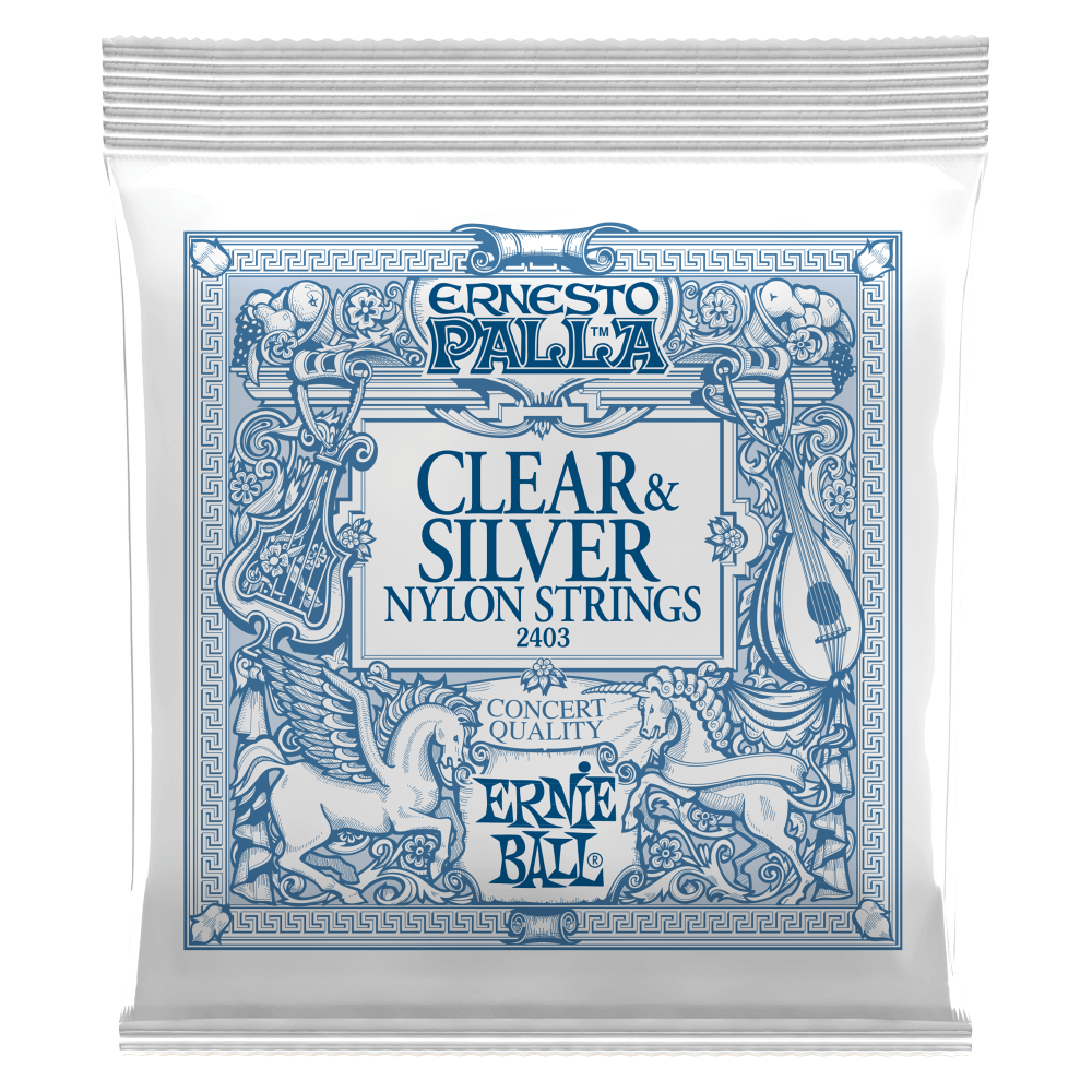 Ernie Ball Ernesto Palla Nylon Classical Guitar Strings - Light & Clear