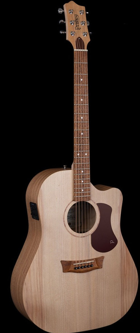 Pratley PRED-SCE-MB Entertainer Dreadnought All Solid Maple / Bunya Top